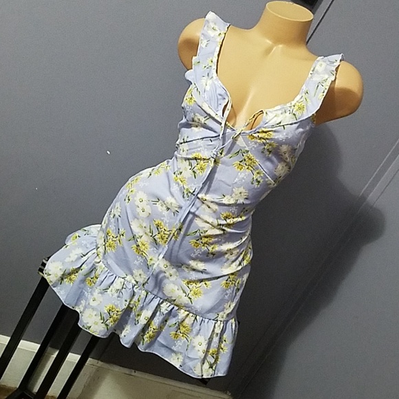 Dresses & Skirts - HOST PICK  lavender floral Sun Dress IMPORTED